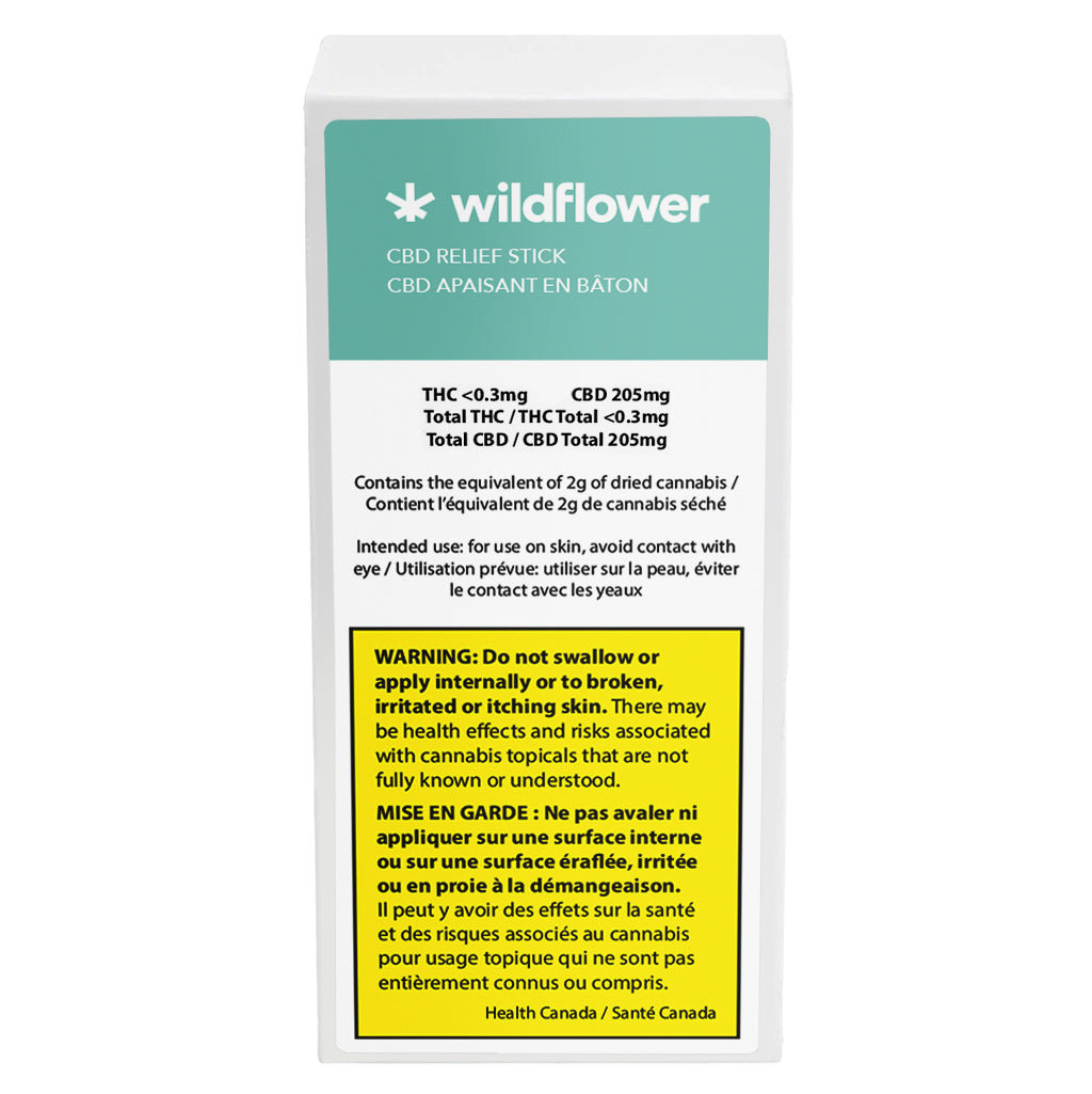 WILDFLOWER CBD RELIEF STICK (H) LOTION - 500MG
