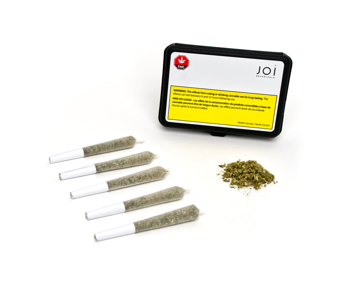 JOI BOTANICALS PLATINUM GELATO (S) PRE-ROLL - 0.5G X 5