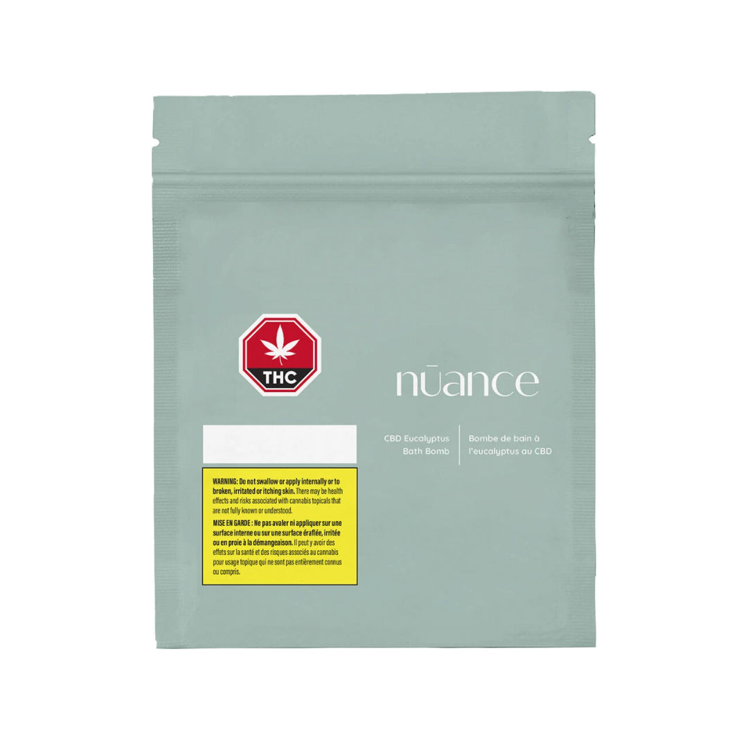 NUANCE CBD EUCALYPTUS (H) BATH BOMB - 270g
