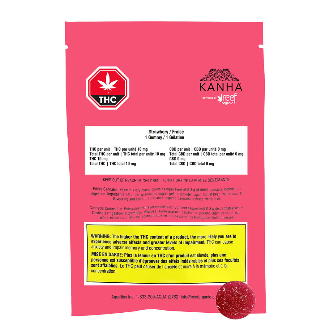 KANHA STRAWBERRY (S) CHEW - 10MG X 1
