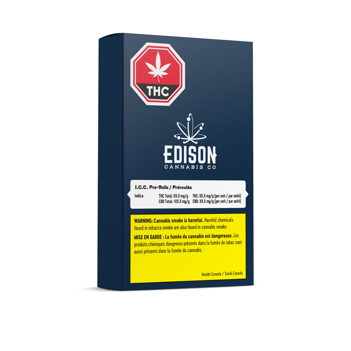 EDISON I.C.C (IND) PRE-ROLL - 0.5G X 3