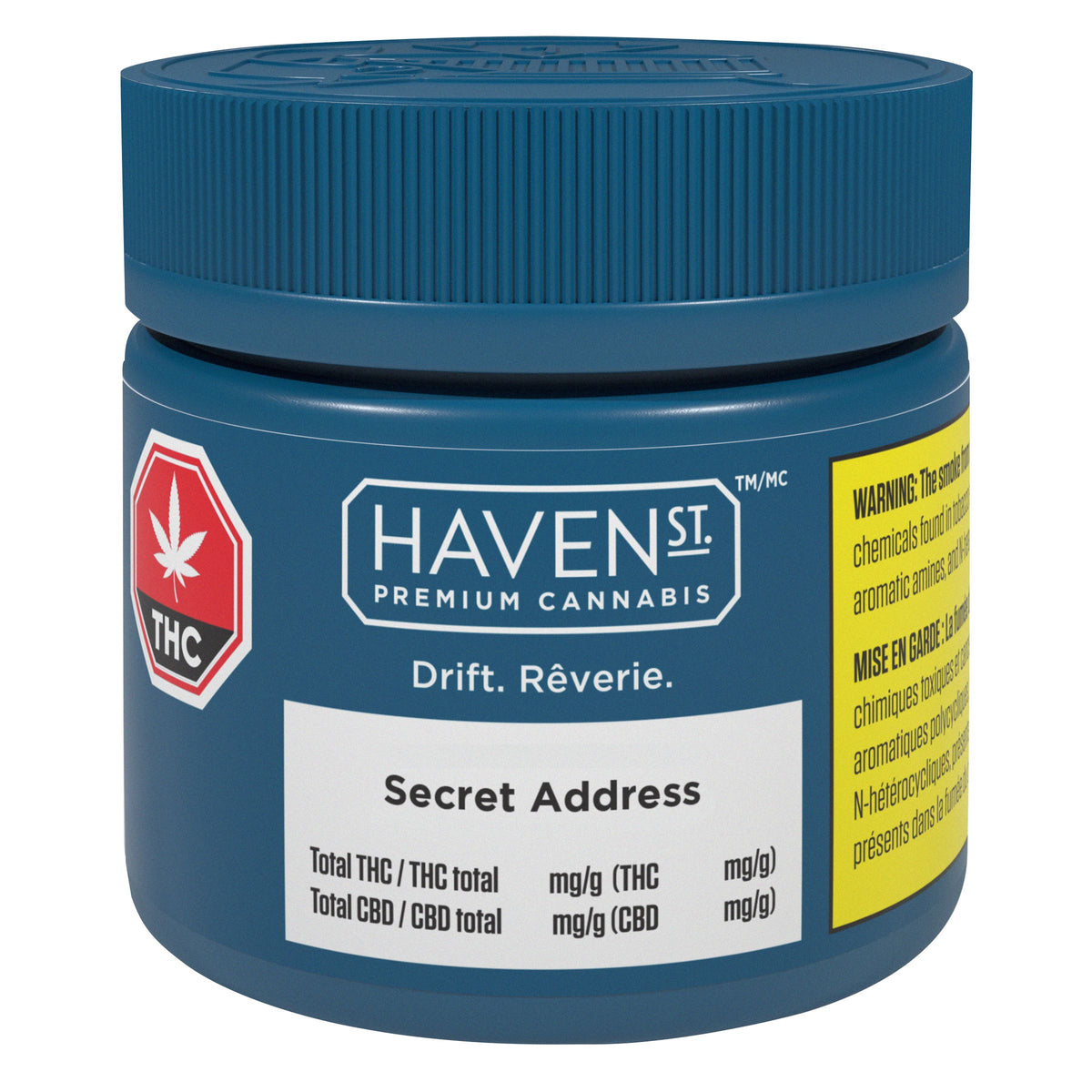 HAVEN ST NO 428 SECRET ADDRESS (H) DRIED - 3.5G