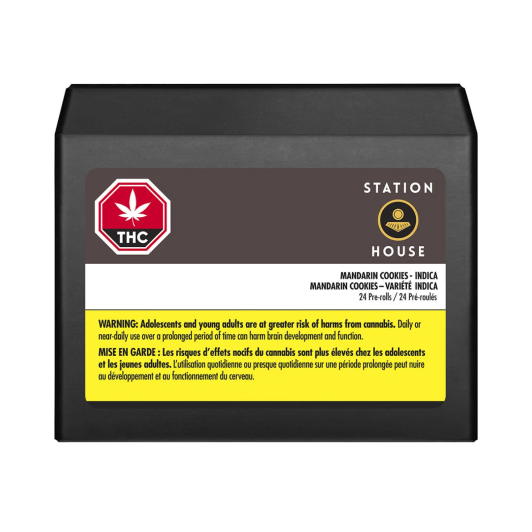 STATION HOUSE MANDARIN COOKIES (IND) PRE-ROLL - 0.5G X 24