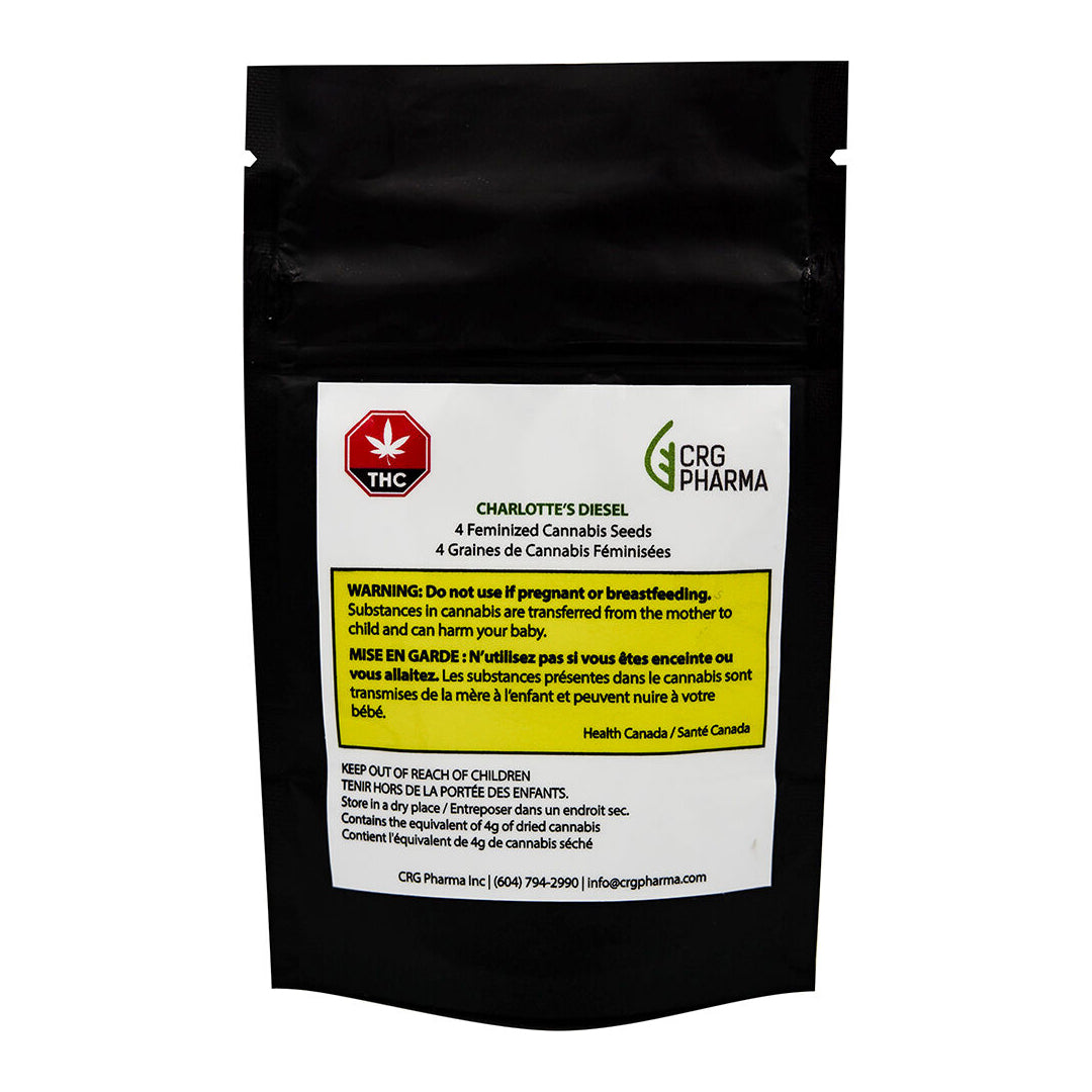 CRG PHARMA CHARLOTTE'S DIESEL (S) SEEDS - 4PK