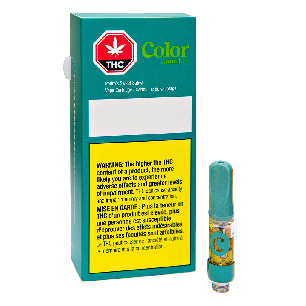 COLOR CANNABIS PEDROS SWEET SATIVA LIVE RESIN (S) 510 - 0.5G