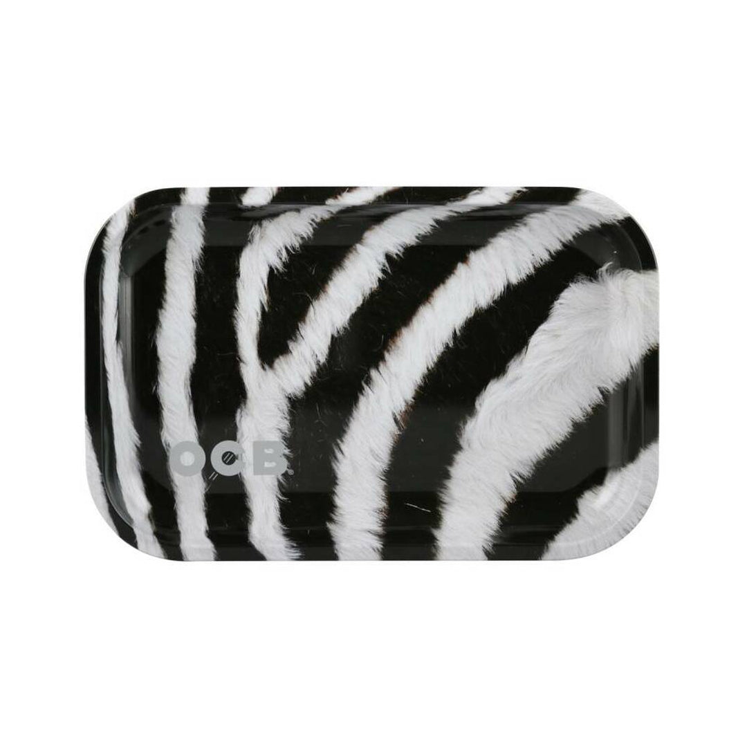 OCB ROLLING TRAY ZEBRA - SMALL