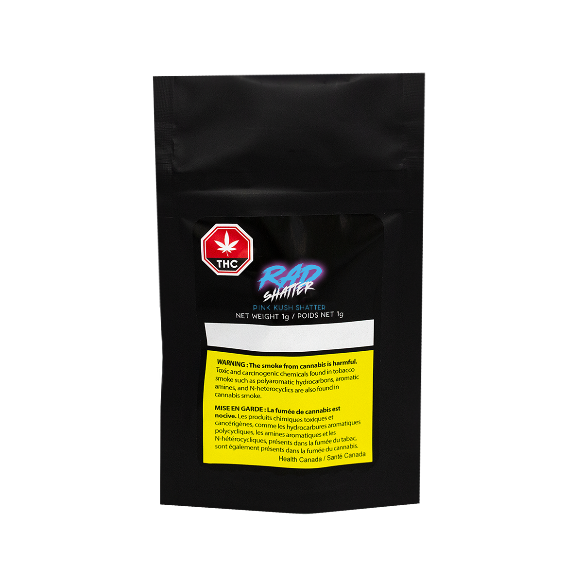 RAD PINK KUSH (IND) SHATTER - 1G
