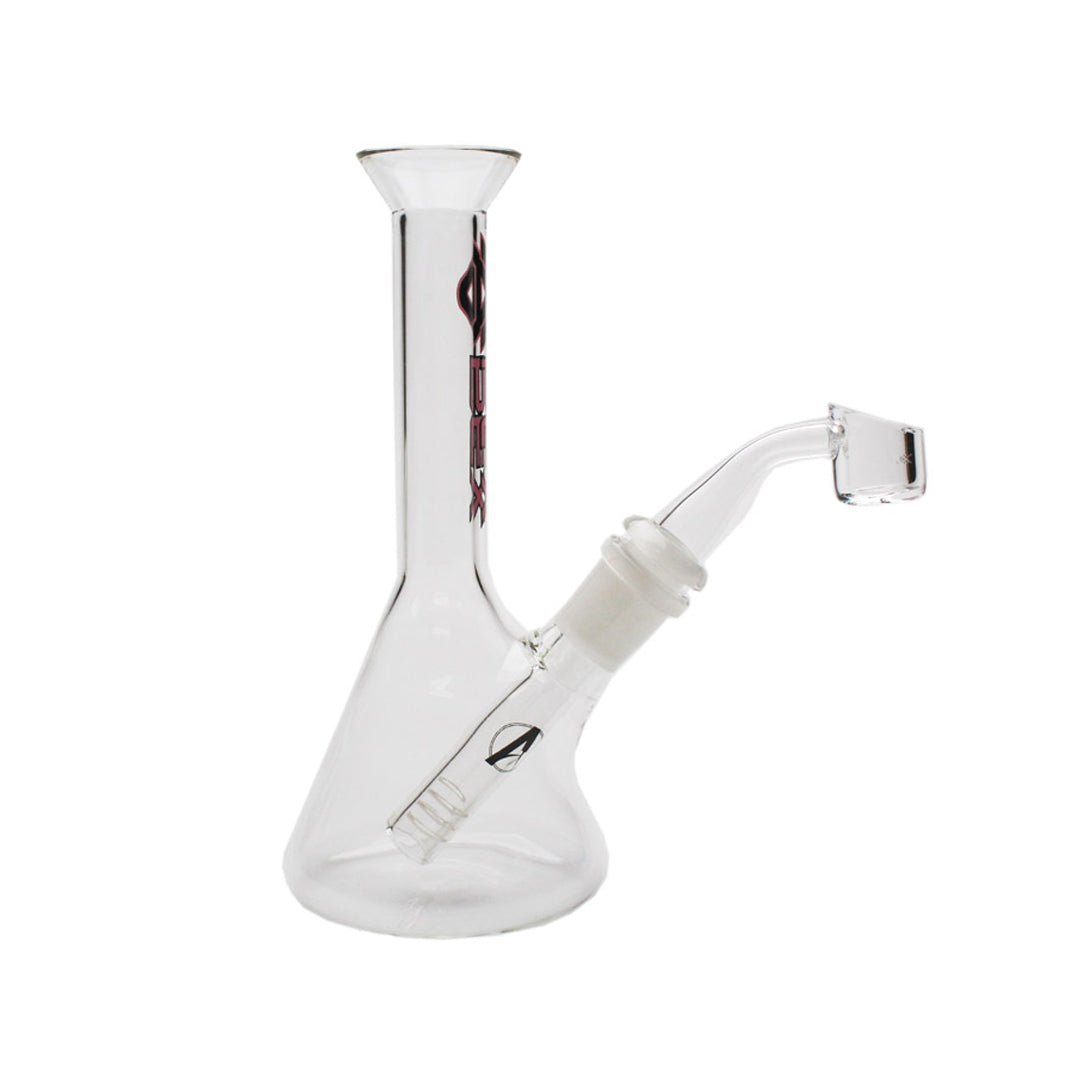 APEX 7" GLASS MINI CONCENTRATE BEAKER RIG W BANGER - CLEAR