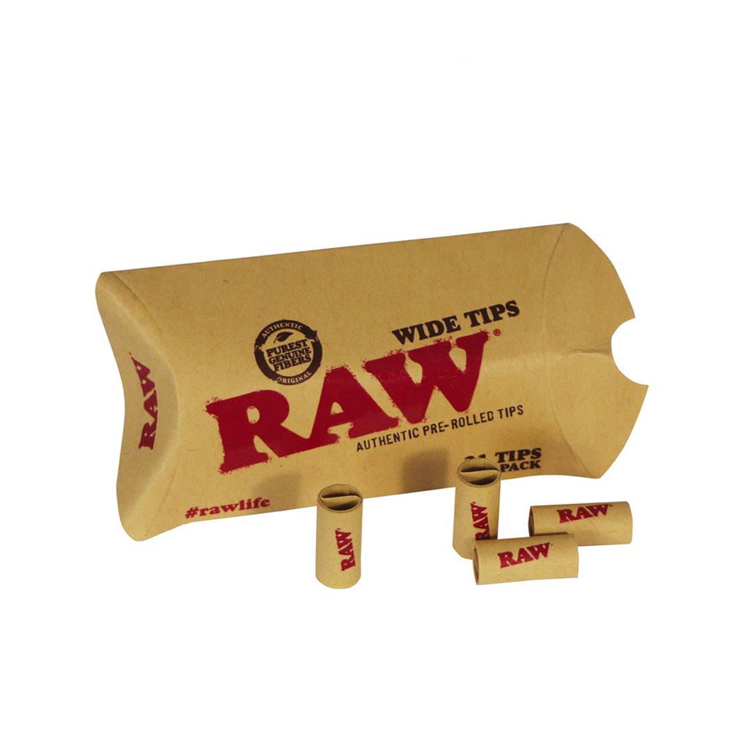 RAW WIDE PRE-ROLLED TIPS