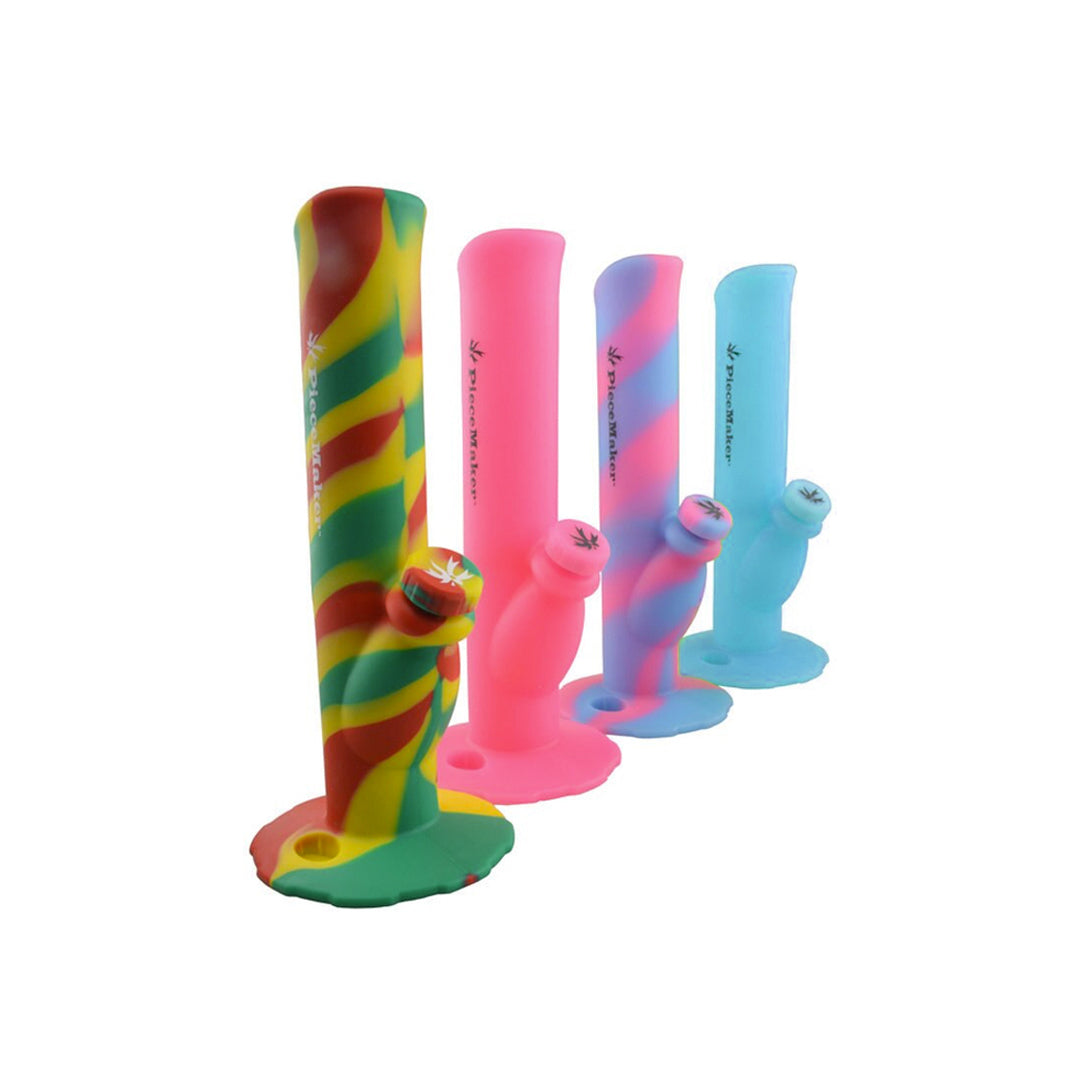 PIECEMAKER 12" SILICONE KERMIT WATER PIPE