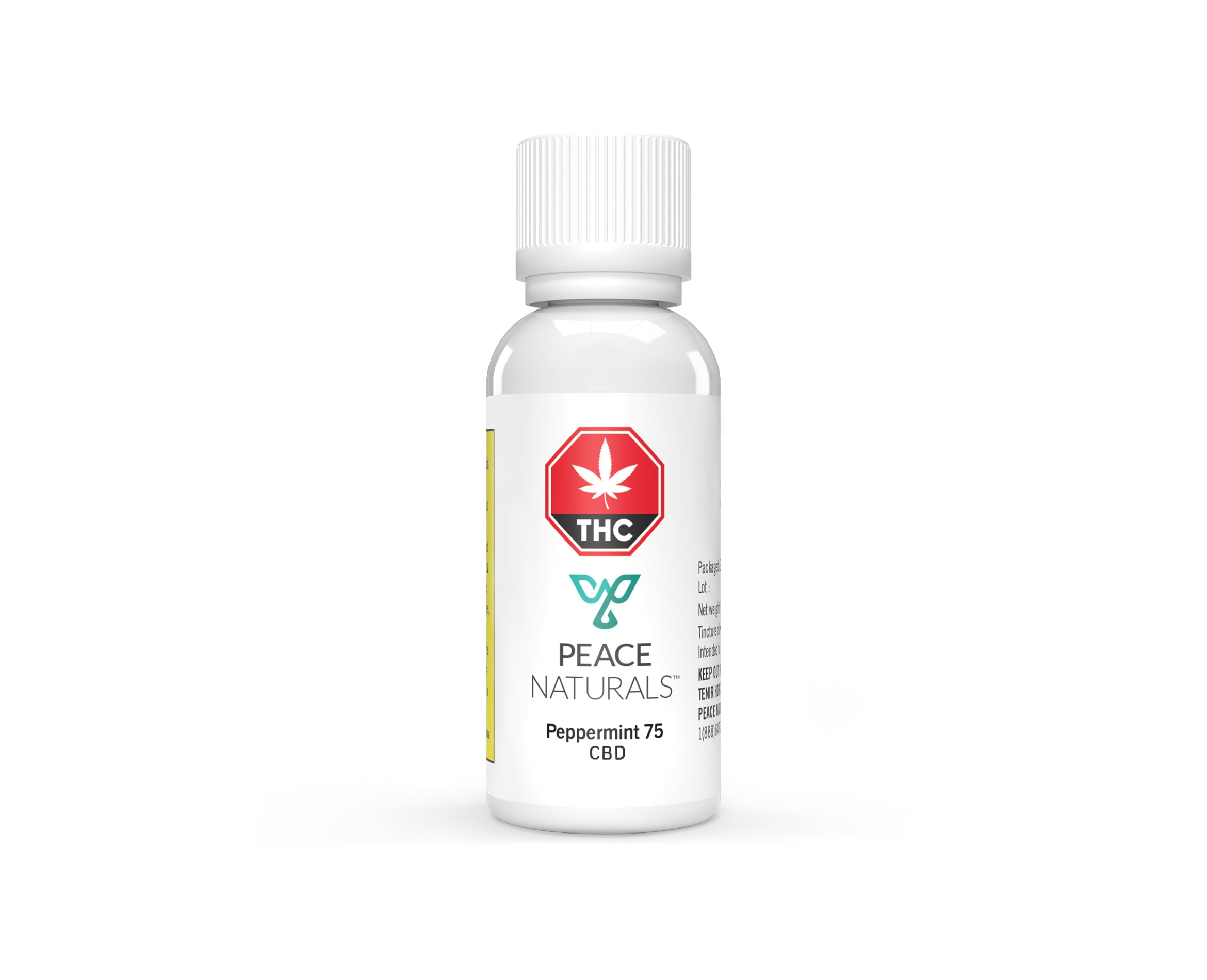 PEACE NATURALS PEPPERMINT 75 CBD (H) OIL - 25ML