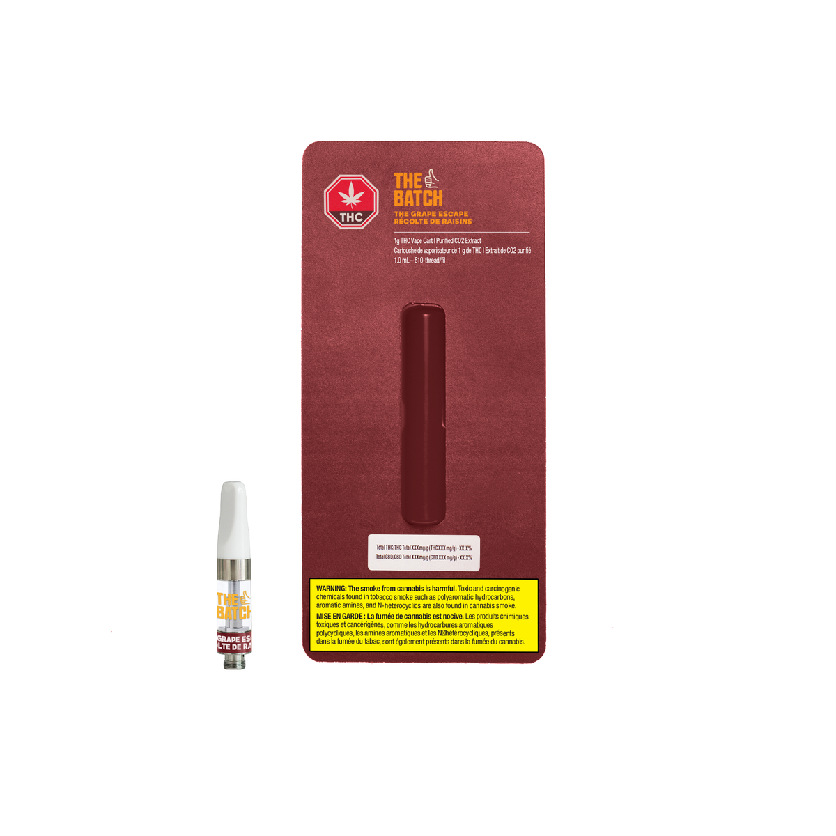 THE BATCH THE GRAPE ESCAPE THC (H) 510 - 1G