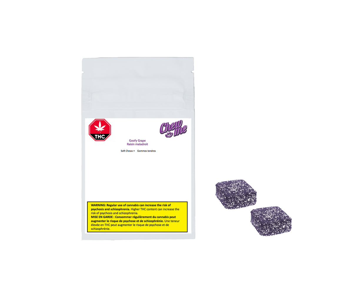 WEED ME GOOFY GRAPE (H) CHEW - 5MG X 2