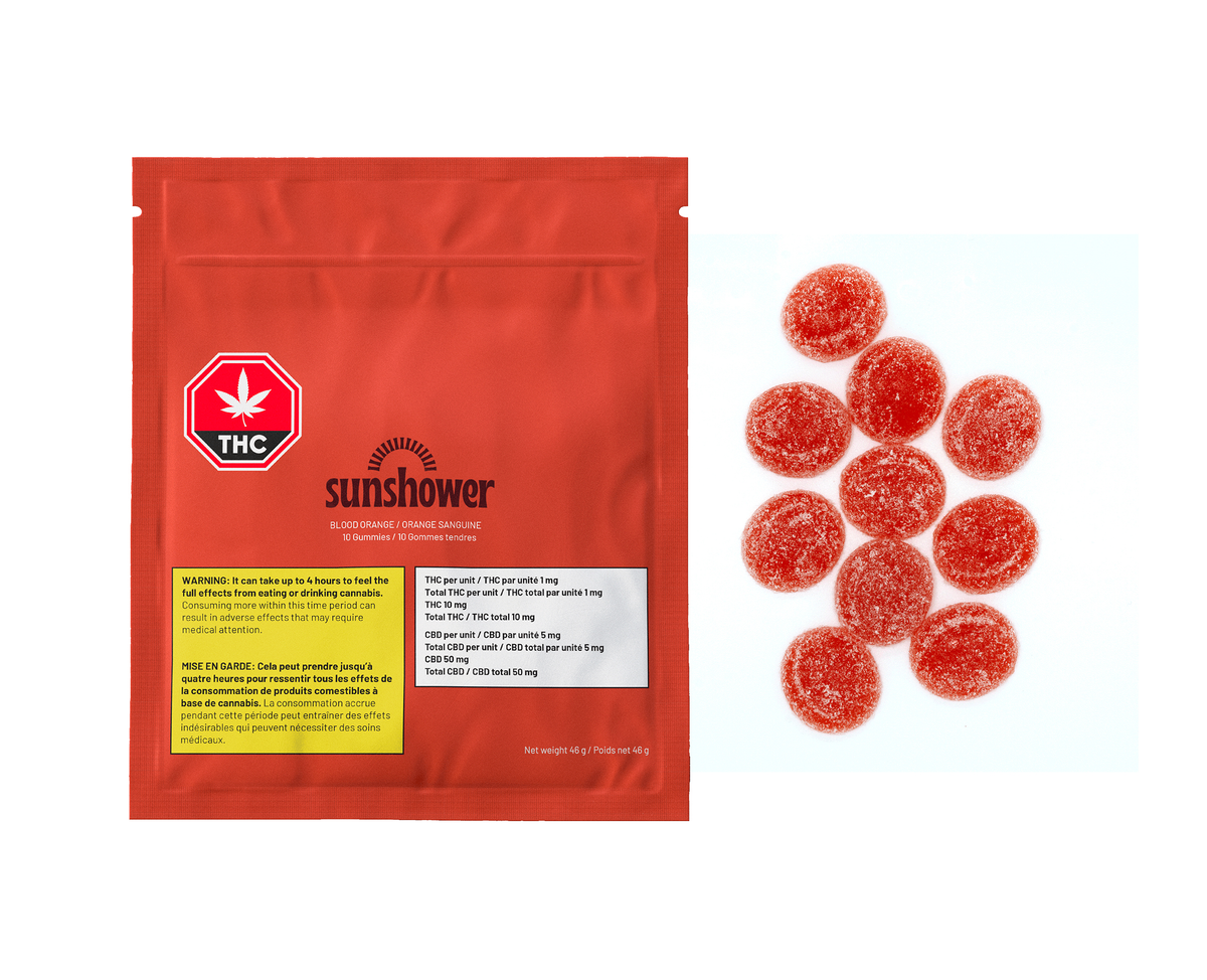 SUNSHOWER BLOOD ORANGE 1:5 (H) CHEW - 1:5MG X 10