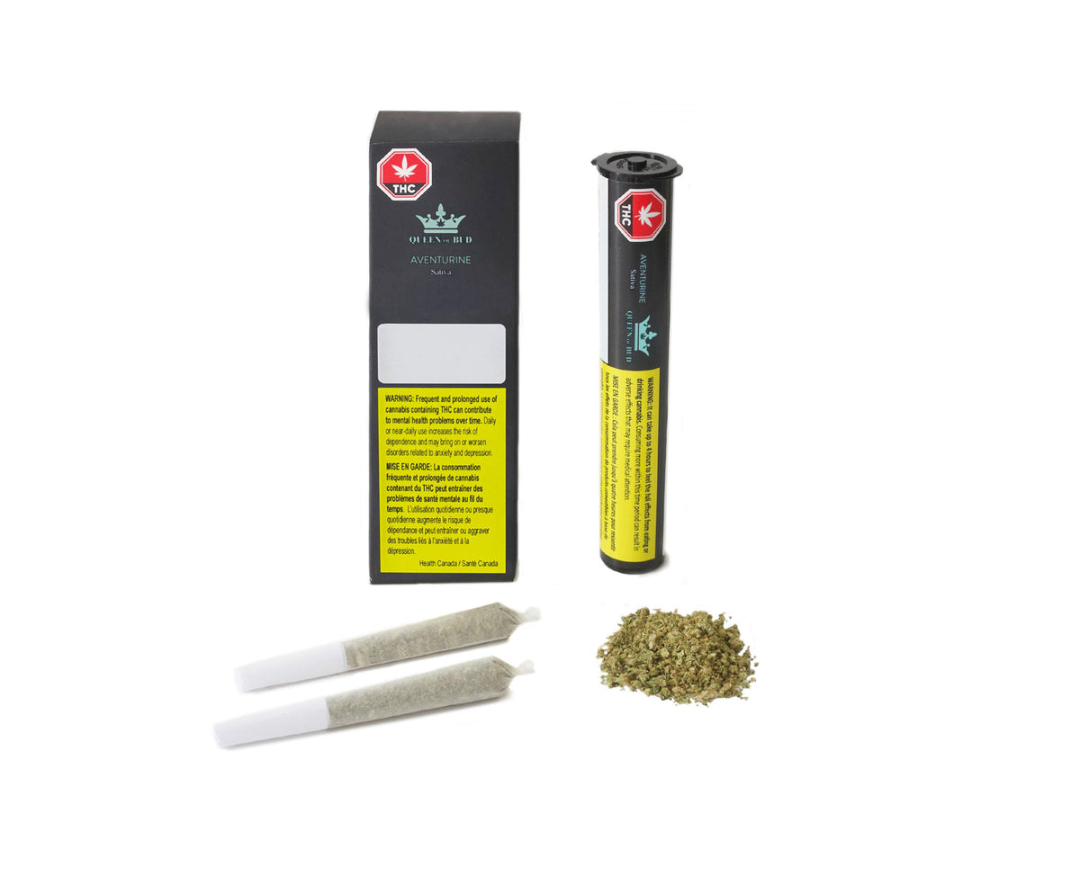 QOB AVENTURINE (S) PRE-ROLL - 0.5G X 2
