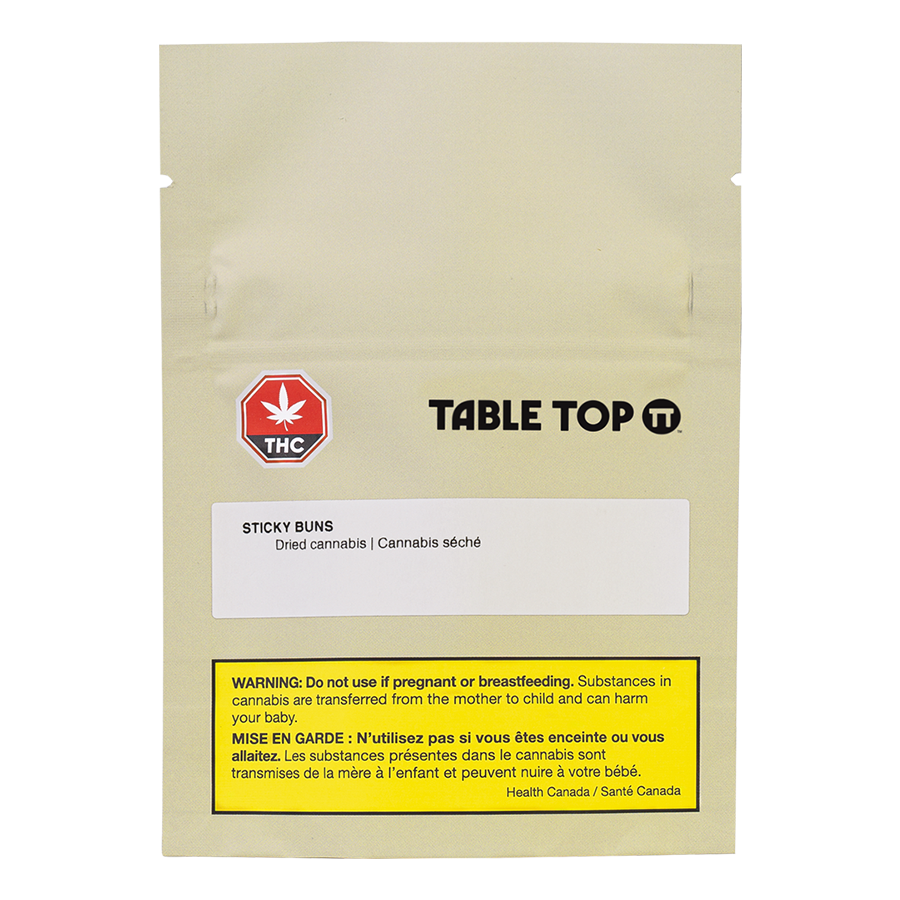 TABLE TOP STICKY BUNS (IND) DRIED - 3.5G