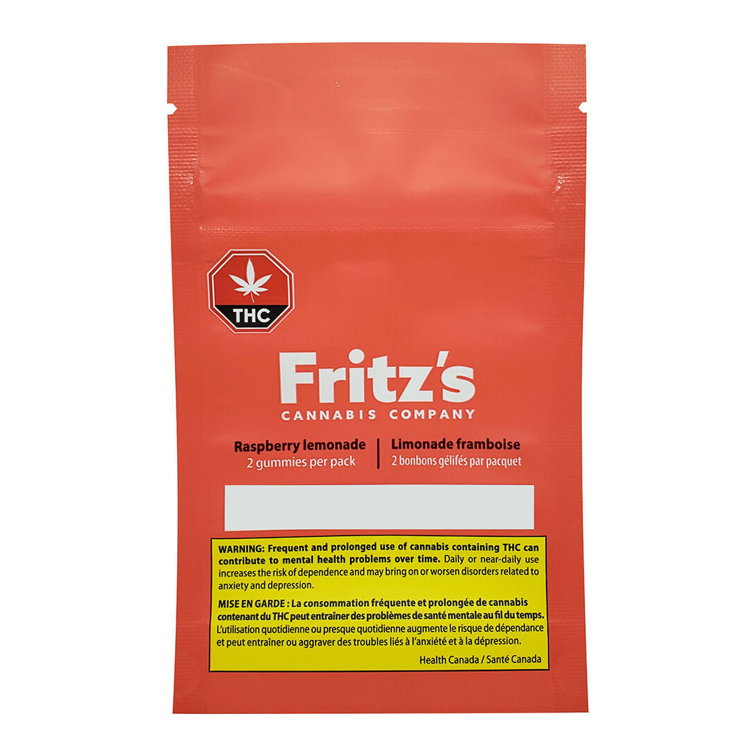 FRITZS CANNABIS RASPBERRY LEMONADE (H) CHEW - 4.5G X 2