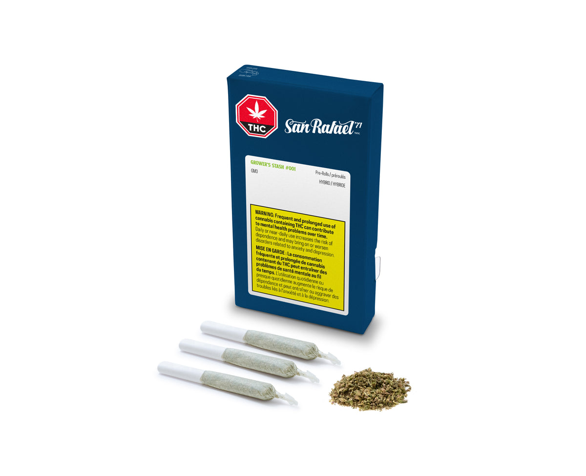 SAN RAFAEL 71 GMO (H) PRE-ROLL - 0.5G X 3