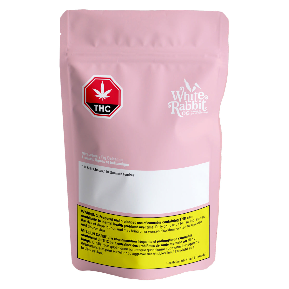 WHITE RABBIT STRWBERY FIG BALSAMI (H) CHEW - 10MG X 10