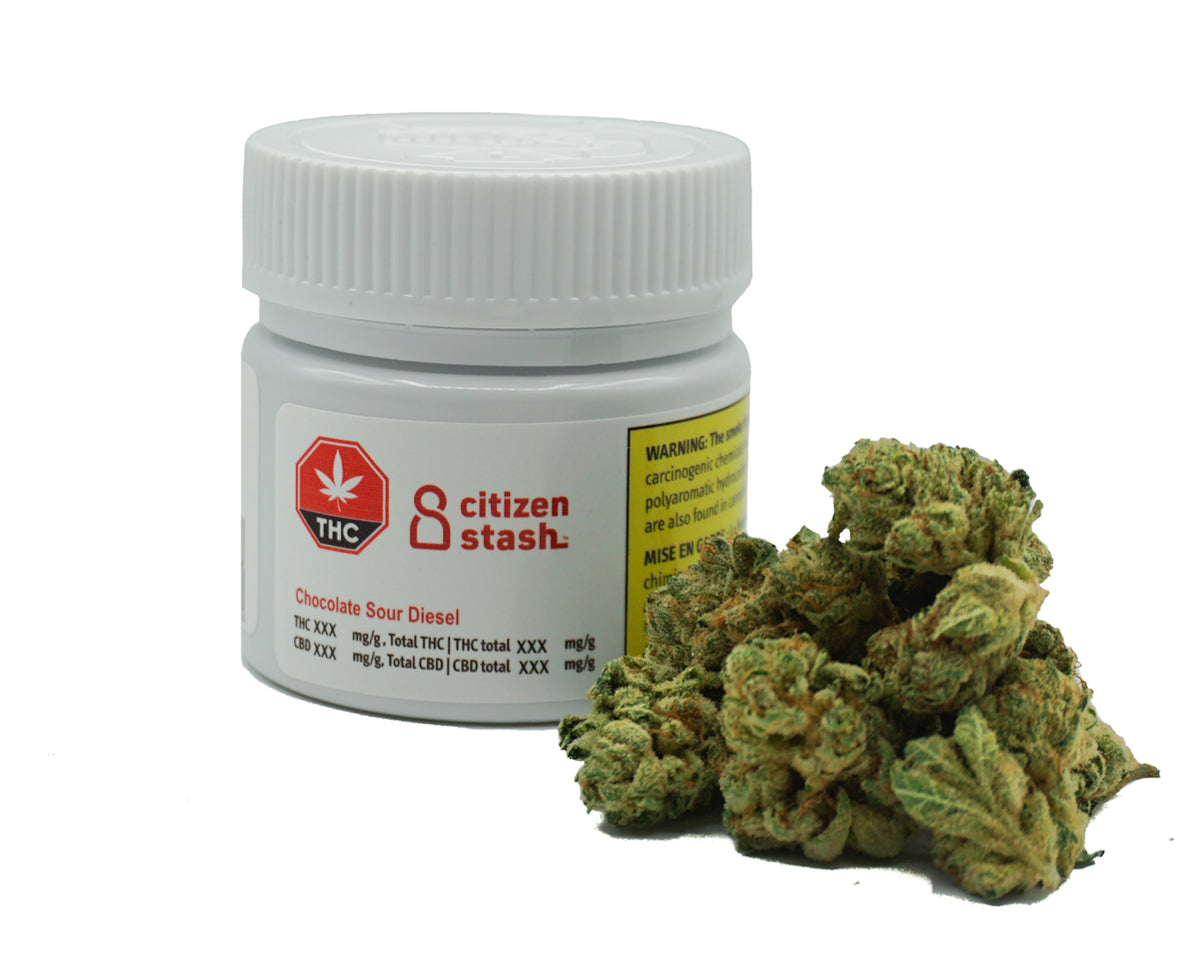 CITIZEN STASH CHOCOLATE SOUR DIESEL (H) DRIED - 3.5G