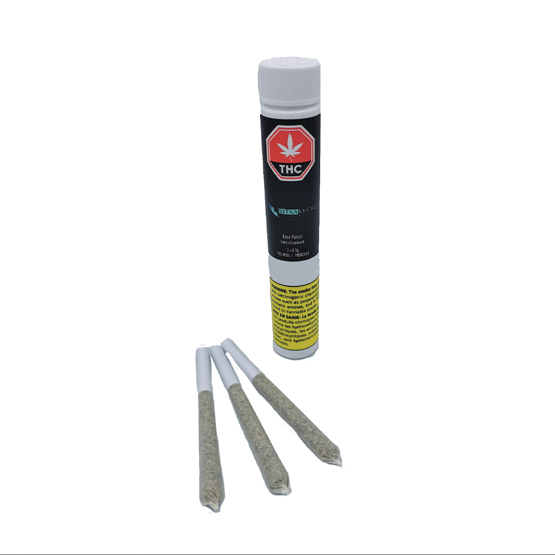 SITKA MICRO COLLECTION FACE PUNCH (IND) PRE-ROLL - 0.5G X 3