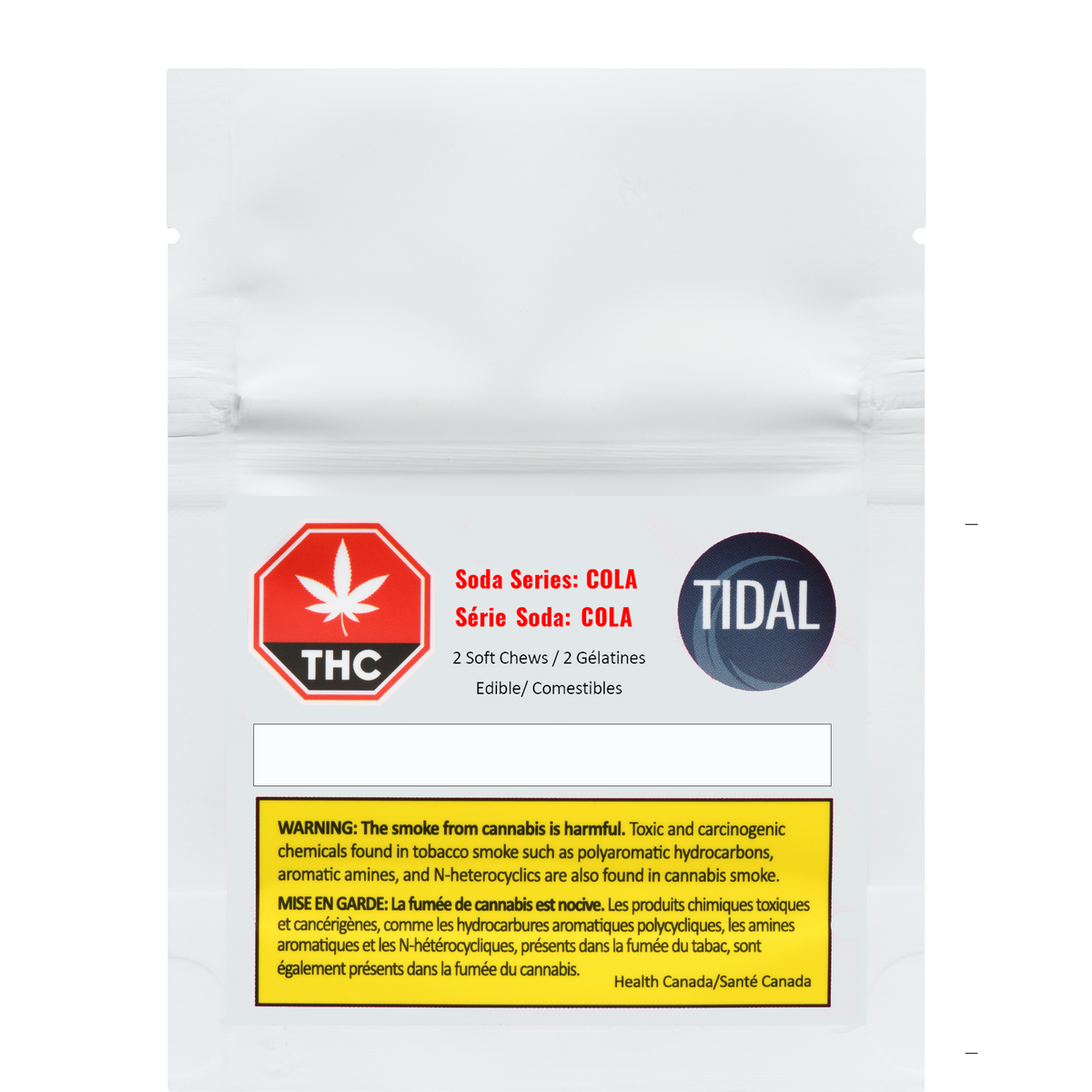 TIDAL SODA SERIES COLA (H) CHEW - 5MG X 2