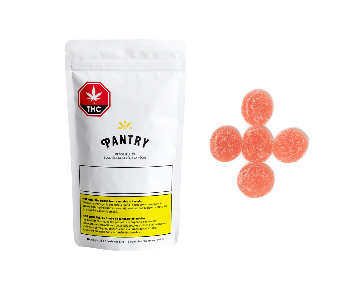 PANTRY FOOD CO PEACH (H) CHEW - 2MG X 5
