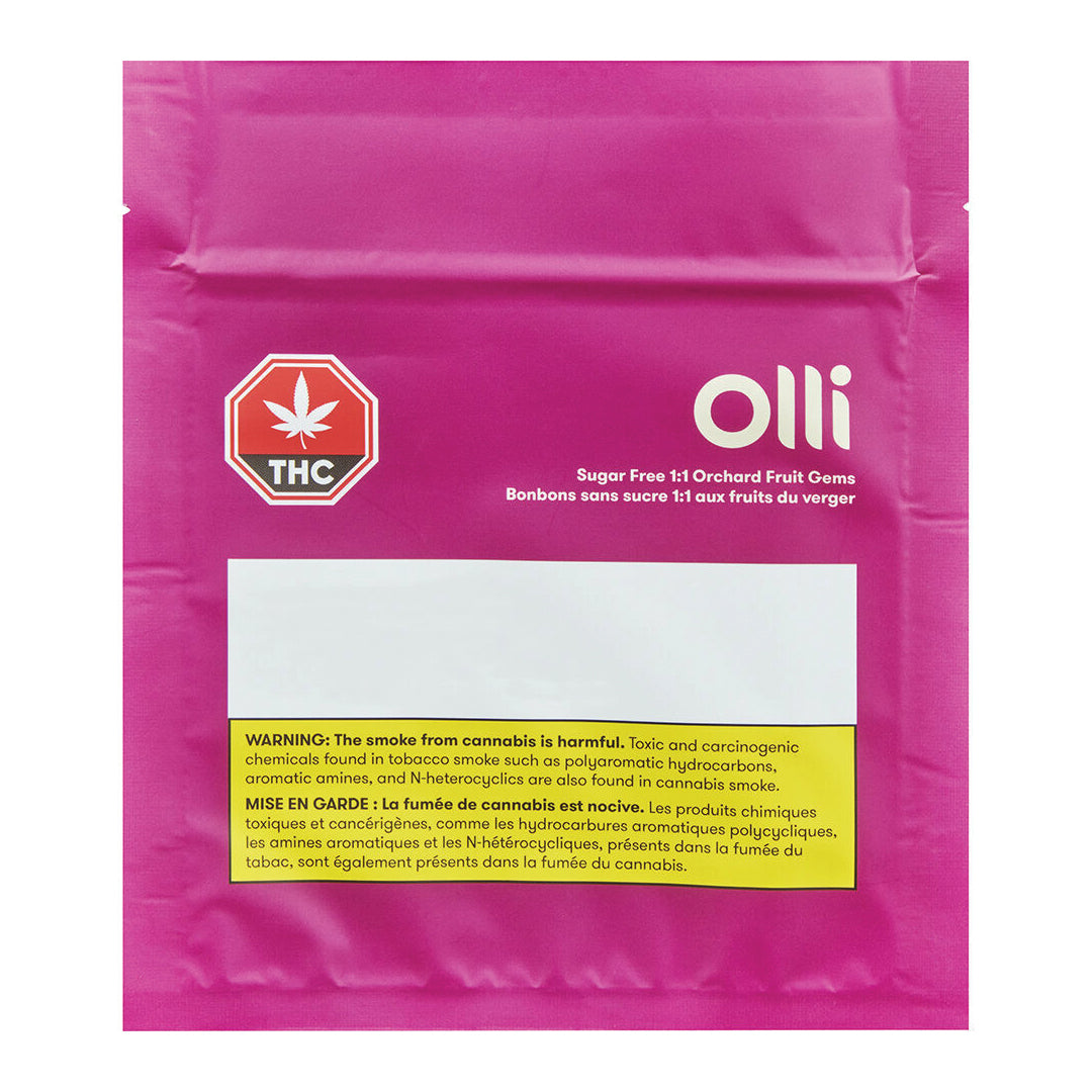 OLLI ORCHARD FRUIT GEMS 1:1 (H) CANDY - 2.5MG X 4