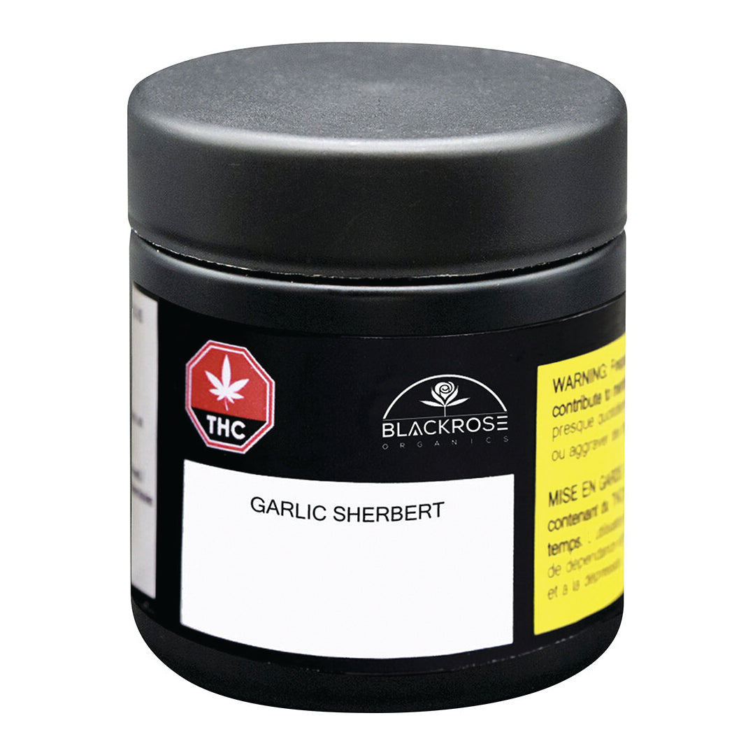 BLACK ROSE ORGANICS GARLIC SHERBERT (IND) DRIED - 3.5G