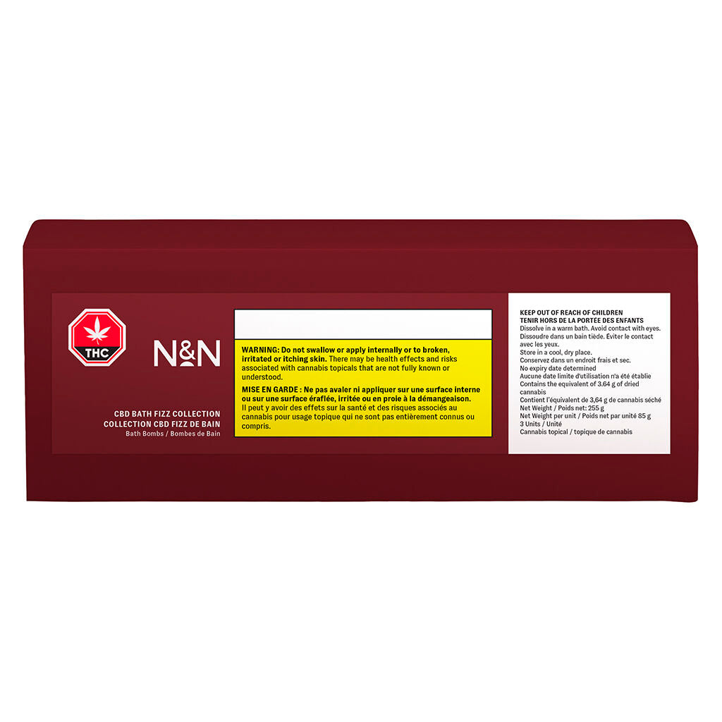 NOON & NIGHT HOLIDAY COLLECTION (H) BATH FIZZ - 85G X 3