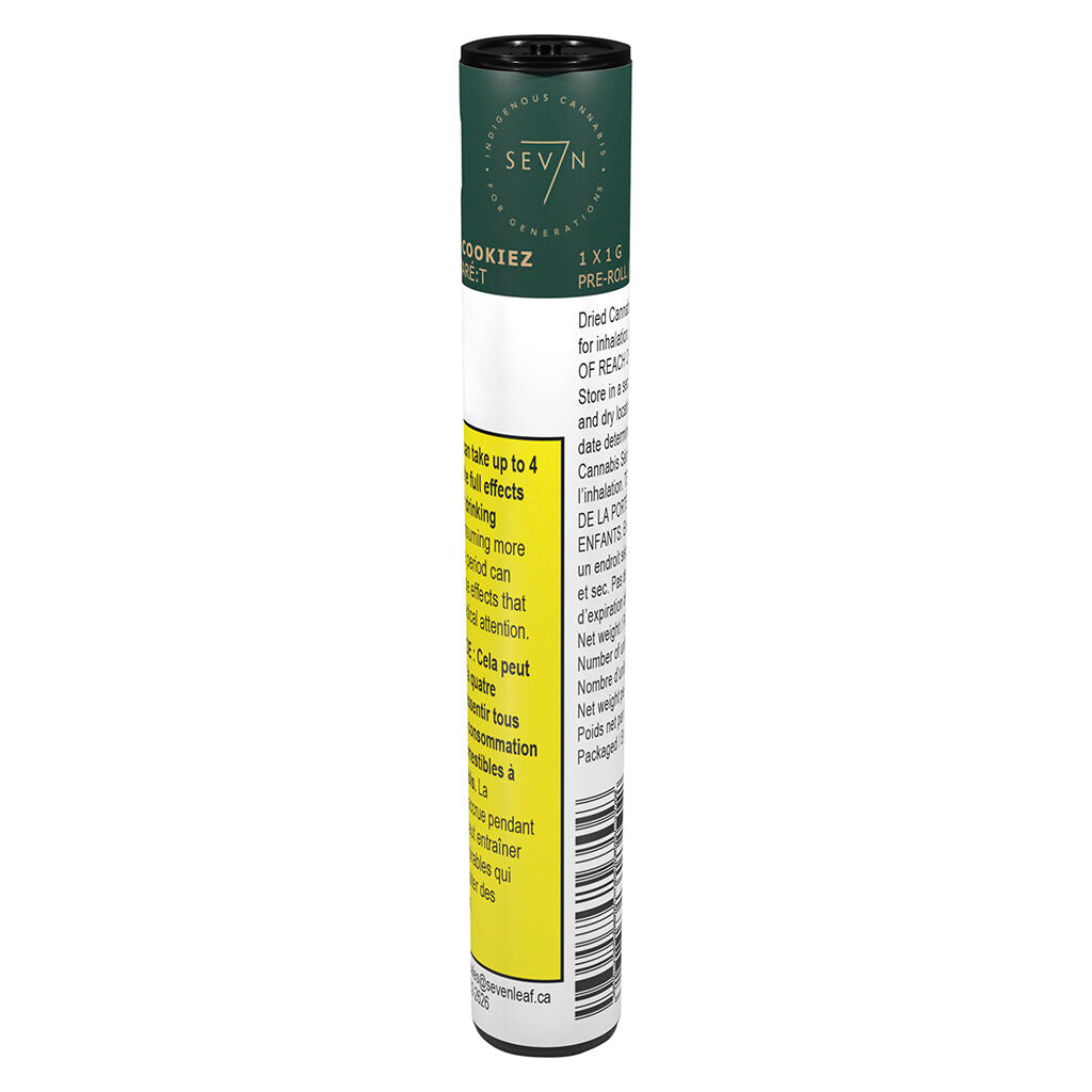 SEV7N MILK & COOKIEZ (H) PRE-ROLL - 1G X 1