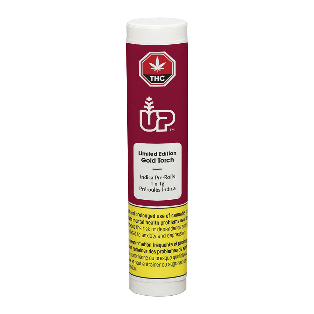 UP GOLDEN TORCH 24K GOLD WRAP (H) PRE-ROLL - 1G X 1