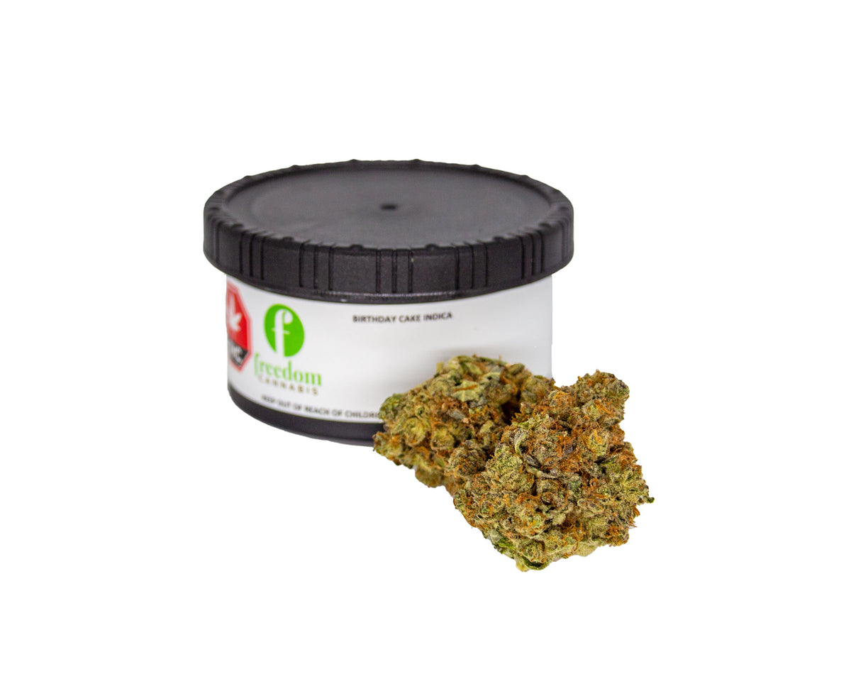 FREEDOM CANNABIS BIRTHDAY CAKE (IND) DRIED - 3.5G