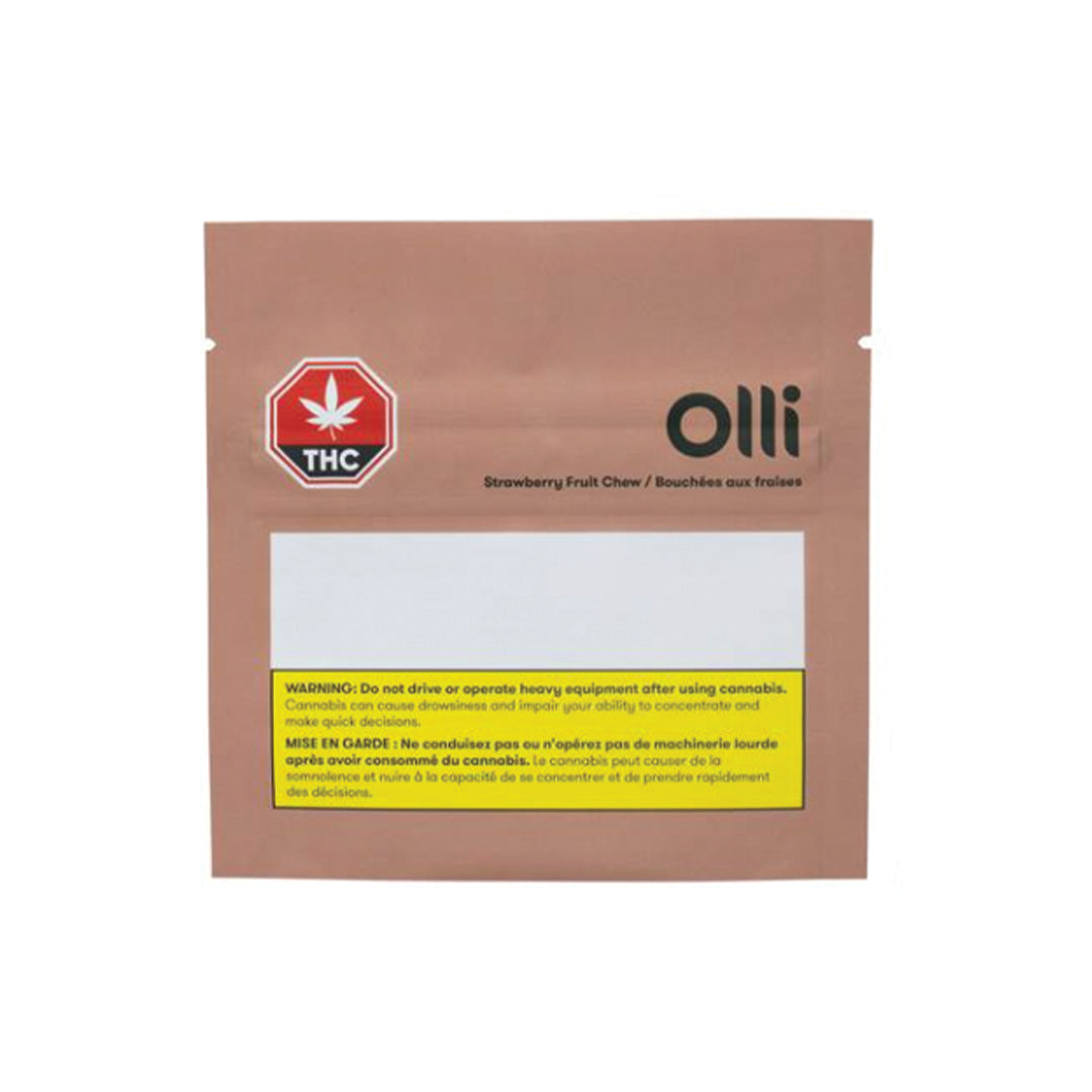 OLLI STRAWBERRY CBD (H) CHEW - 1MG THC : 5MG CBD X 10