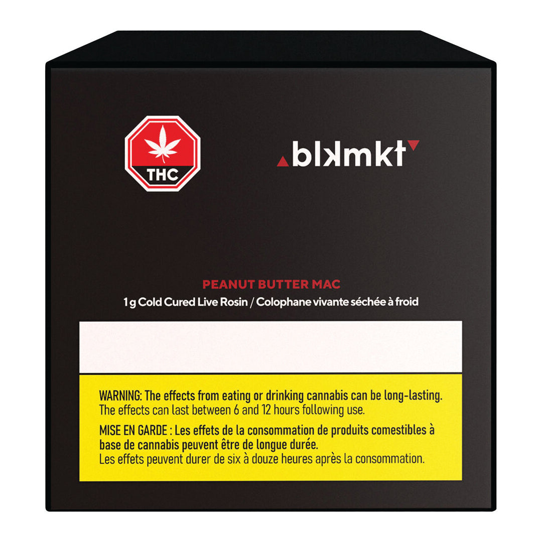 BLK MKT PEANUT BUTTER MAC (IND) LIVE ROSIN - 1G