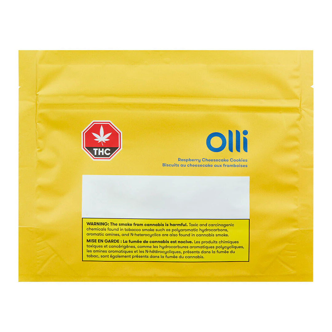 OLLI RASPBERRY CHEESECAKE (H) COOKIE - 5 MG THC 5MG CBD X 2