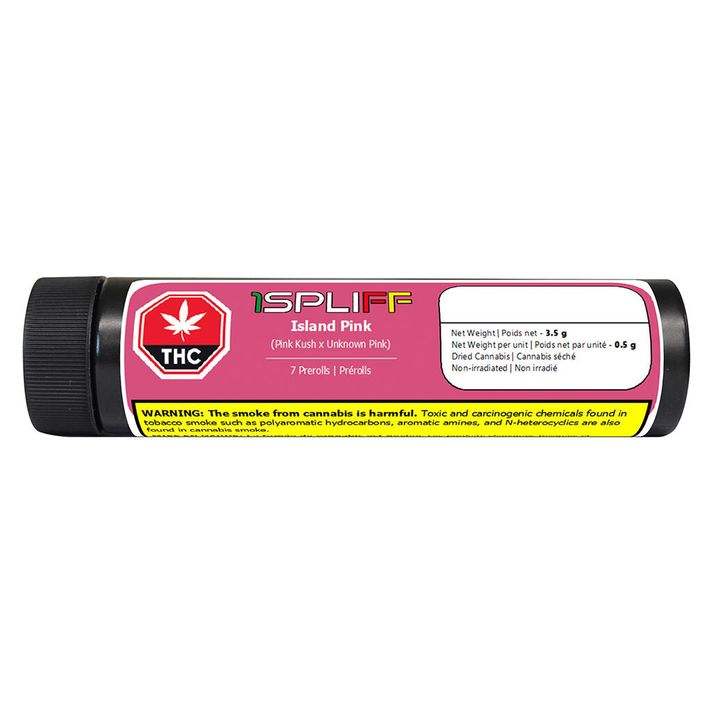 PURA VIDA ISLAND PINK (IND) PRE-ROLL - 1 X 1G