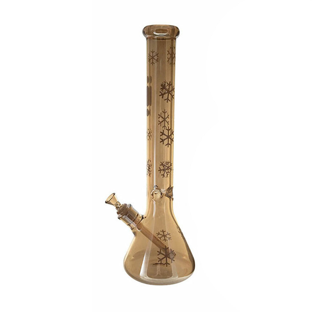 INFYNITI 18" CHROMATIC BEAKER WATER PIPE - SNOW AMBER