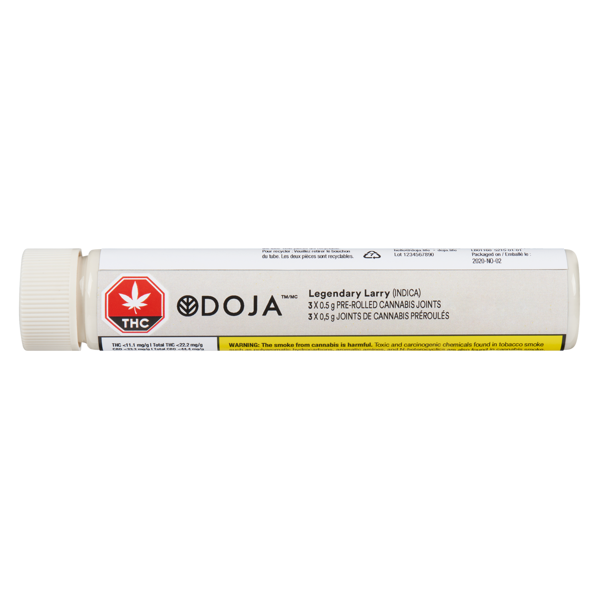 DOJA LEGENDARY LARRY (IND) PRE-ROLL - 0.5G X 3