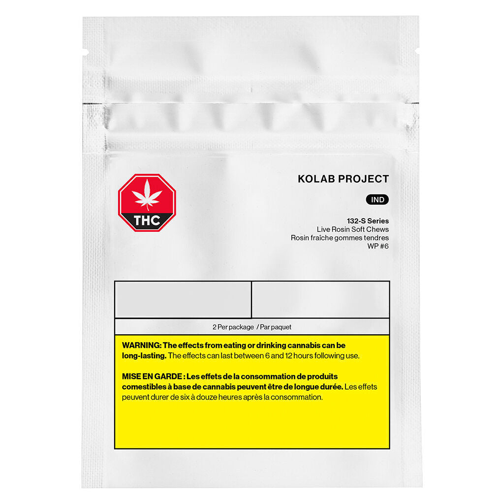 KOLAB PROJECT 132 SERIES WP 6 LIVE ROSIN (H) CHEW X 2