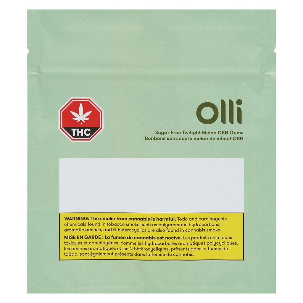 OLLI SUGAR FREE TWILLIGHT MELON CBN GEMS (H) CANDY - 10 PACK