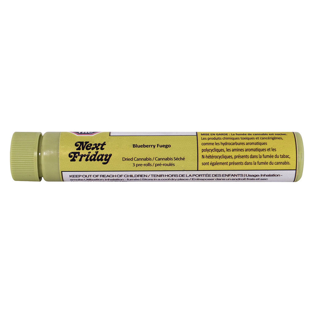 NEXT FRIDAY BLUEBERRY FUEGO (IND) PRE-ROLL - 0.5GX3