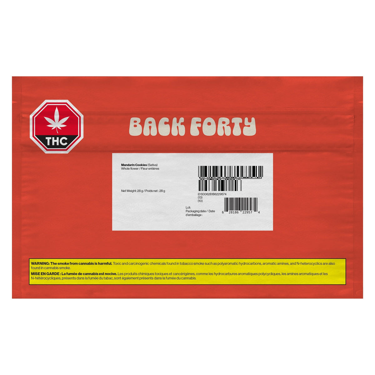 BACK FORTY MANDARIN COOKIES (S) DRIED - 28G