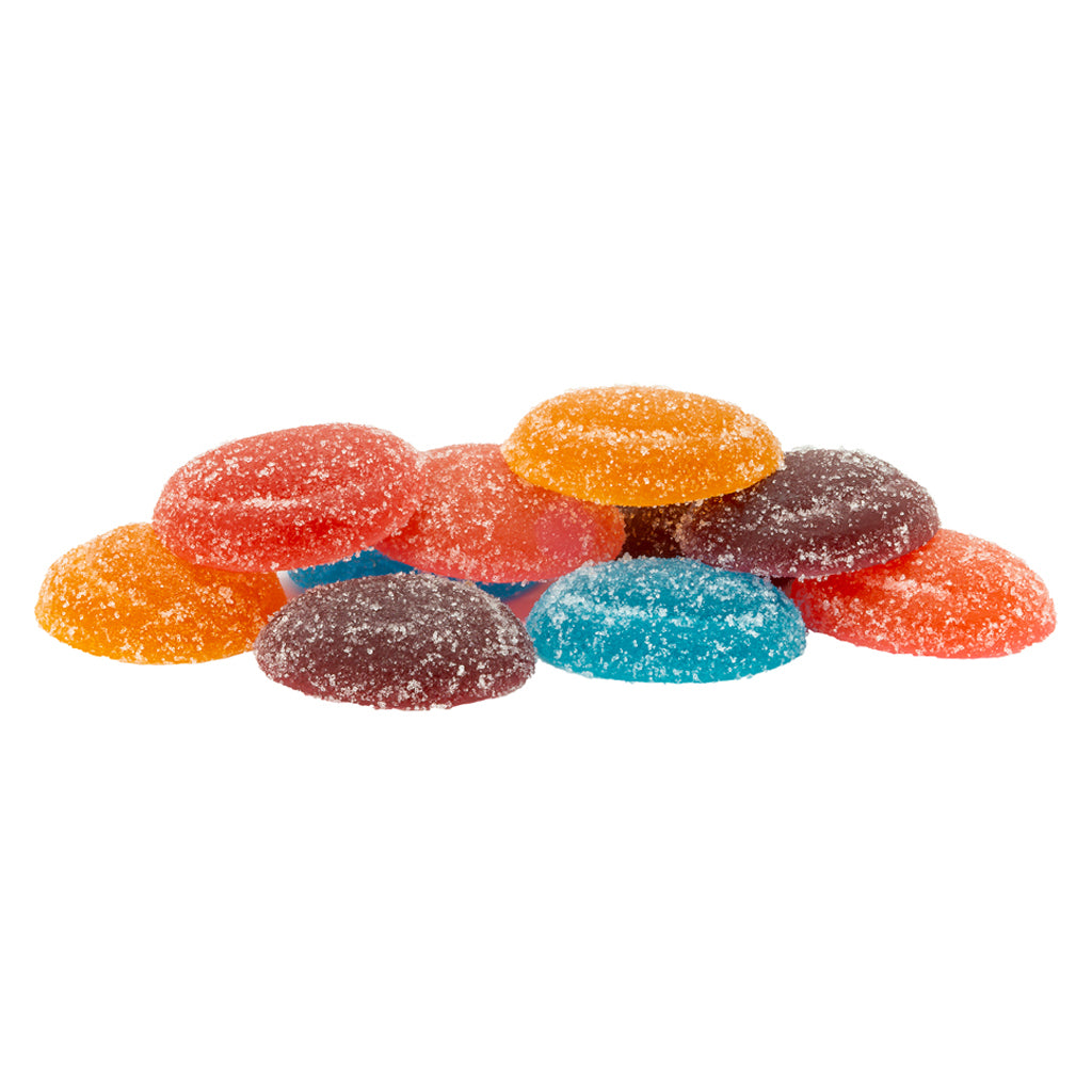 SUNSHOWER FRUIT STAND VAR (H) CHEW - 10MG THC :100MG CBD X10