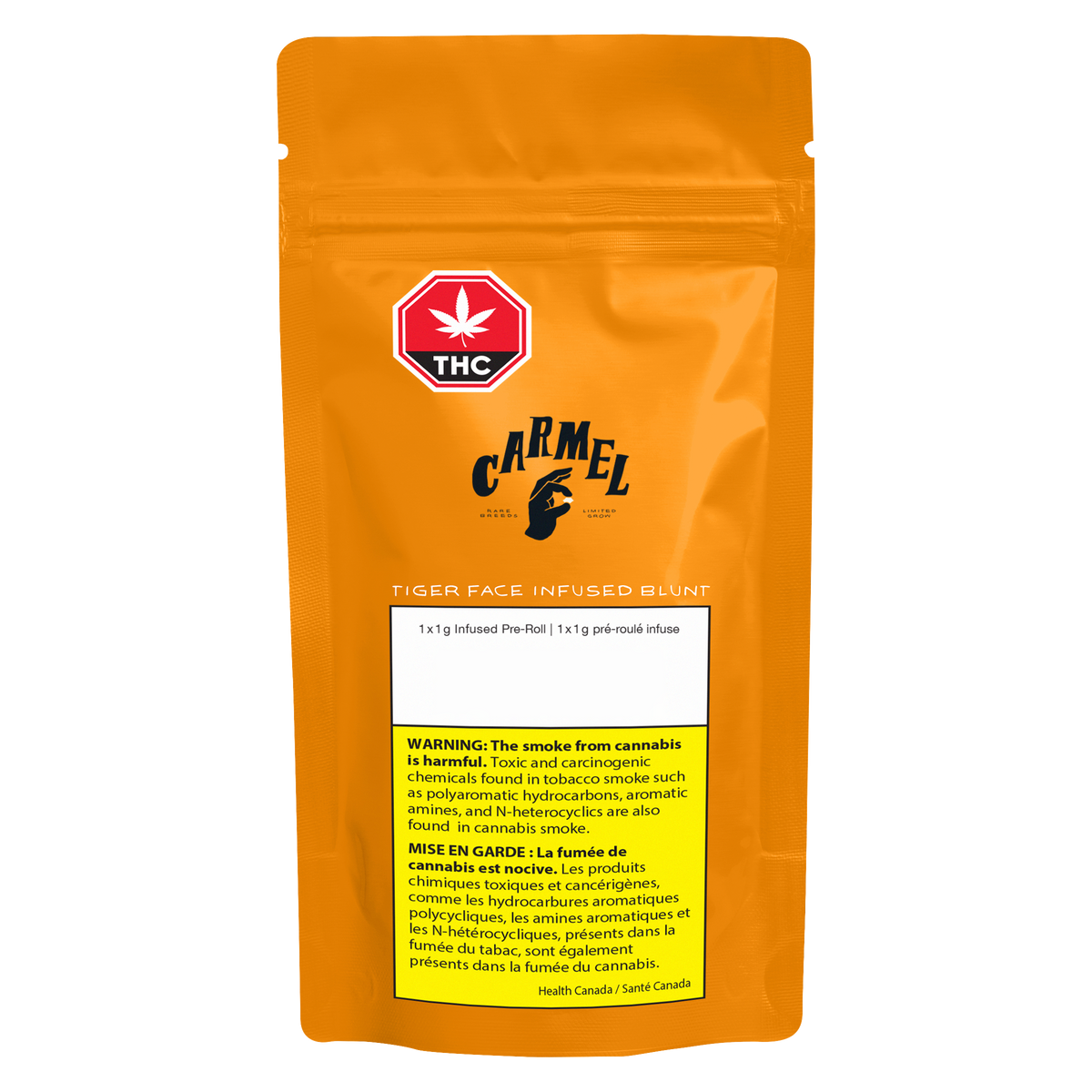 CARMEL TIGER FACE (IND) INF PRE-ROLL - 1GX1