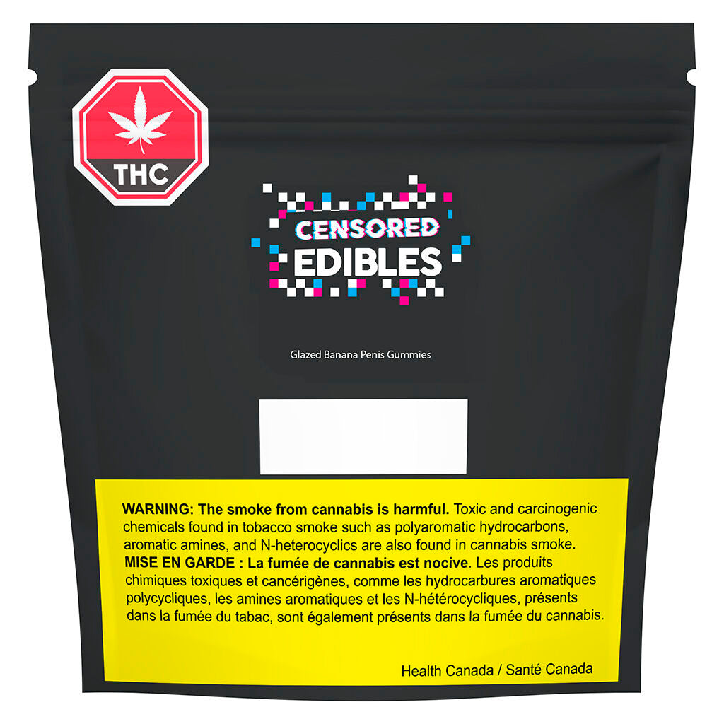 CENSORED EDIBLES GLAZED BANANA PENIS (H) CHEW - 10MG THC X 4