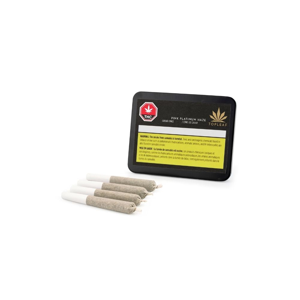 TOP LEAF PINK PLATINUM HAZE CAVIAR (S) PRE-ROLL - 0.5G X 4