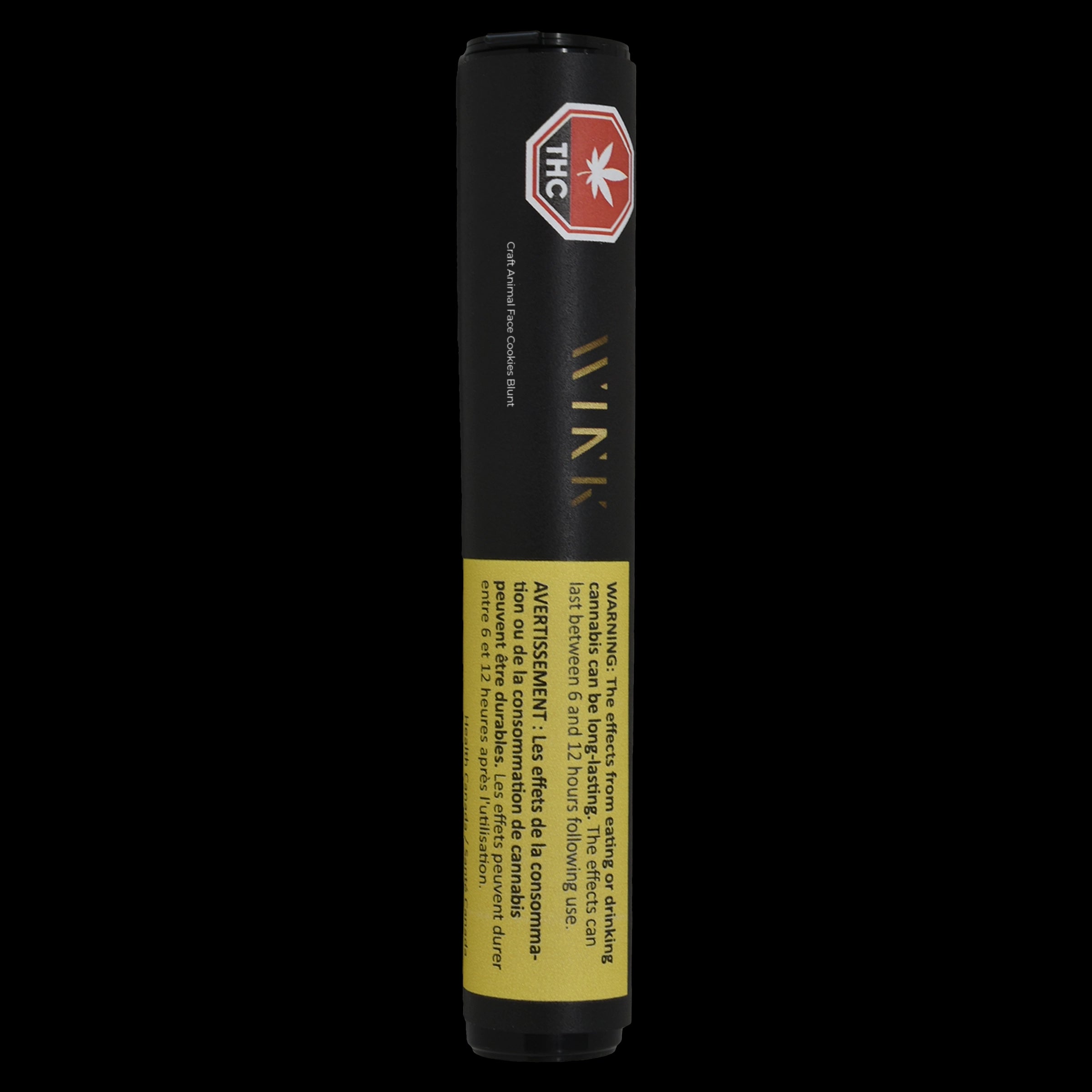 WINK CRAFT ANIMAL FACE COOKIES BLUNT (H) PRE-ROLL - 1G X 1
