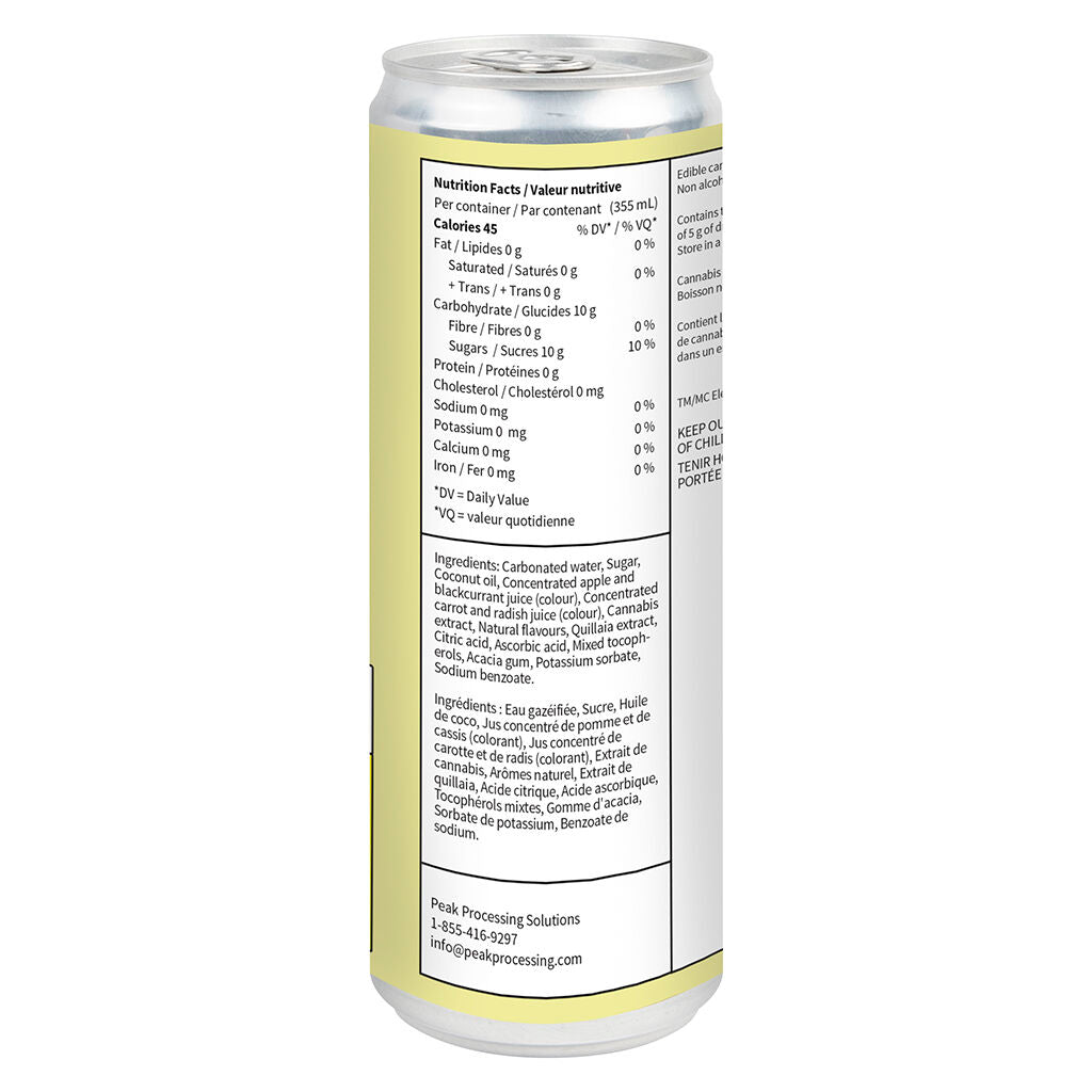 SWEET JUSTICE ELDERFLOWER POM (H) BEV - 5MG THC:CBD X 355ML
