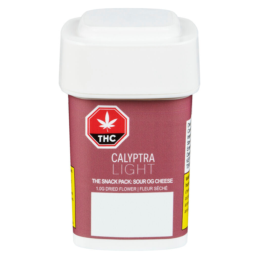 CALYPTRA LIGHT SNACK PACK SOUR OG CHEESE (S) DRIED - 1G